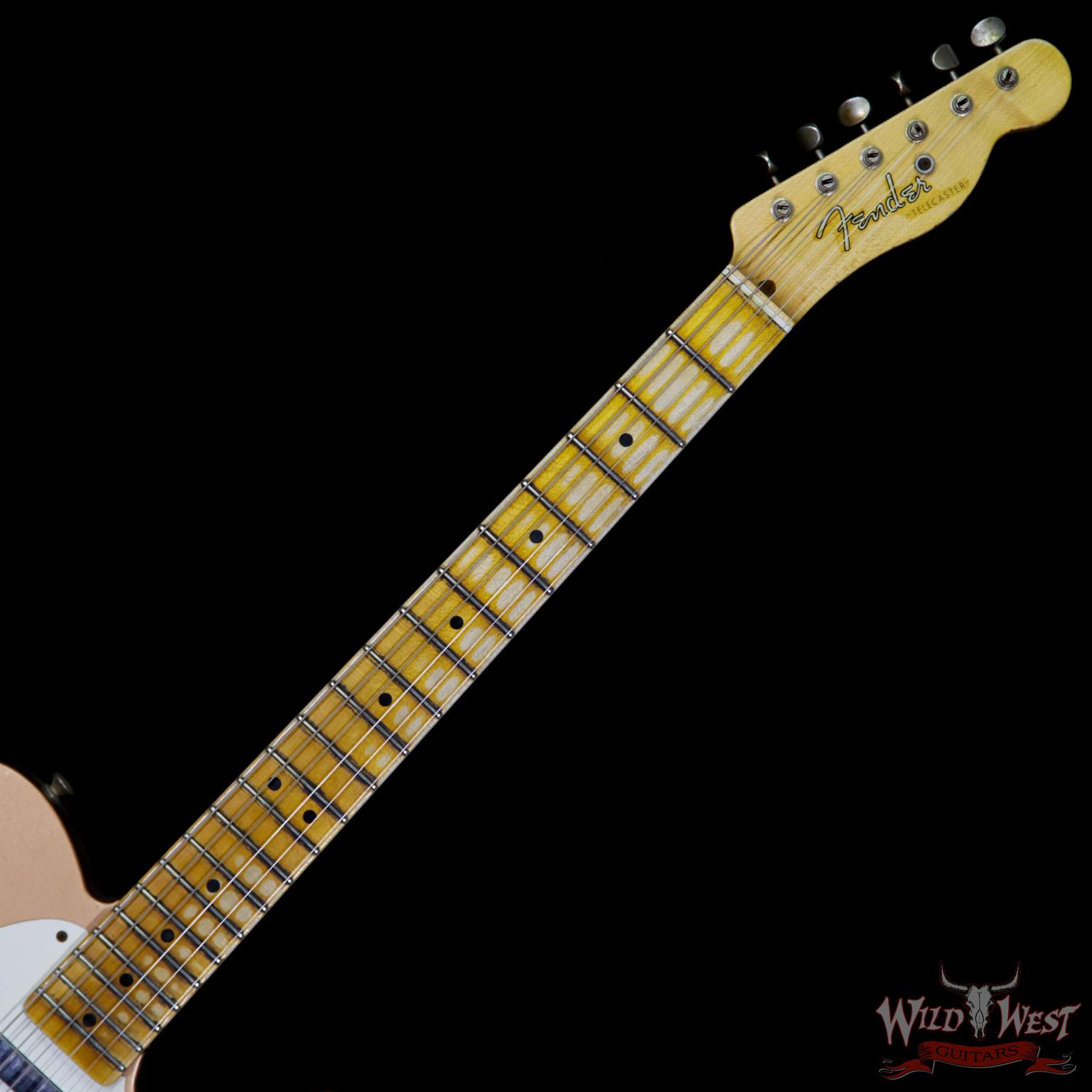 fender-52tele-hurel-cpr-r13312-bnf__wwg.jpg Fender Custom Shop 1952 Telecaster Heavy Relic Maple Streamlined U Neck Copper - Image 9