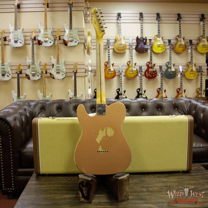 Fender Custom Shop 1952 Telecaster Heavy Relic Maple Streamlined U Neck Copper - Image 14