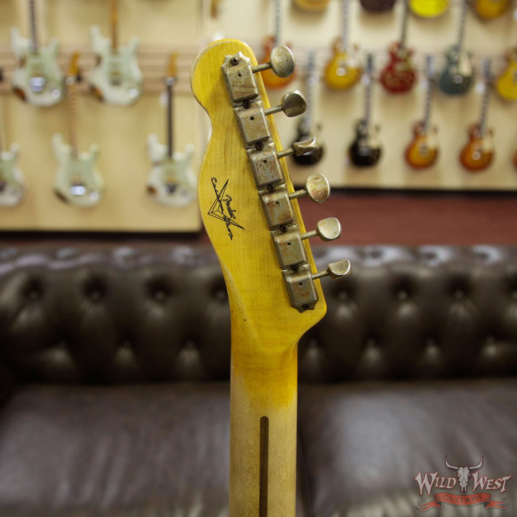 fender-52tele-hurel-cpr-r13312-hb__wwg.jpg Fender Custom Shop 1952 Telecaster Heavy Relic Maple Streamlined U Neck Copper - Image 10