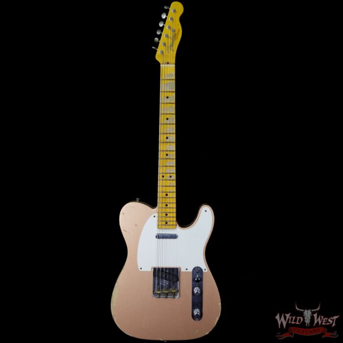 Fender Custom Shop 1952 Telecaster Heavy Relic Copper Streamlined U Neck - Image 5