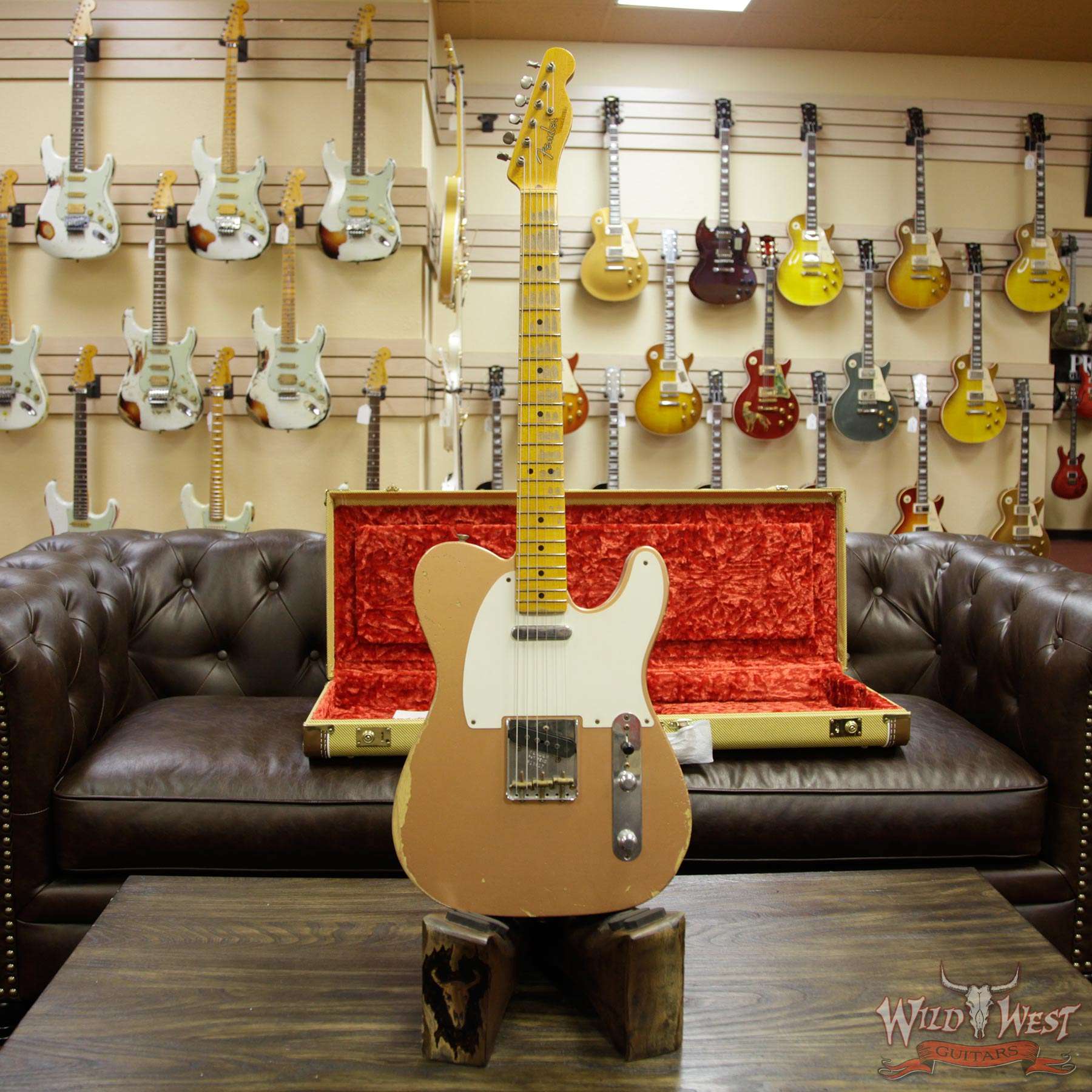 fender-52tele-relic-cpr-r13617-d2__wwg.jpg Fender Custom Shop 1952 Telecaster Heavy Relic Copper Streamlined U Neck - Image 12