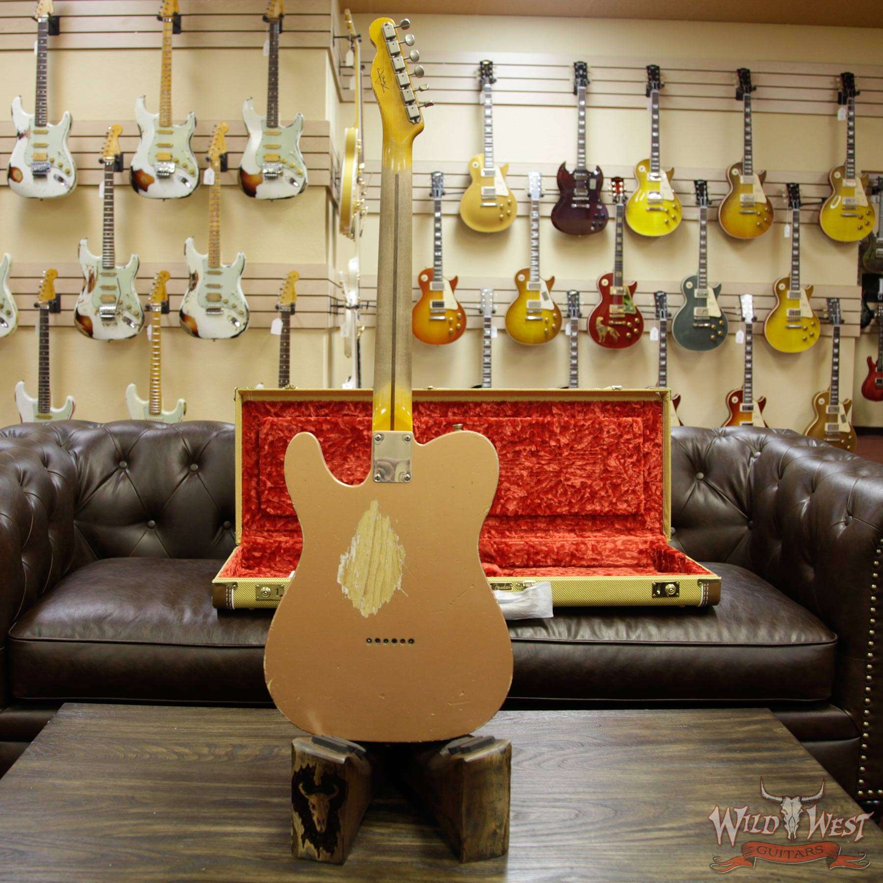 fender-52tele-relic-cpr-r13617-d4__wwg.jpg Fender Custom Shop 1952 Telecaster Heavy Relic Copper Streamlined U Neck - Image 14
