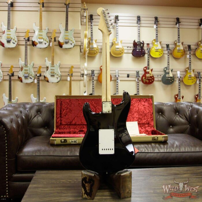 Fender USA American Vintage `56 1956 Stratocaster Maple Neck & Fretboard Black V1738678 - Image 14