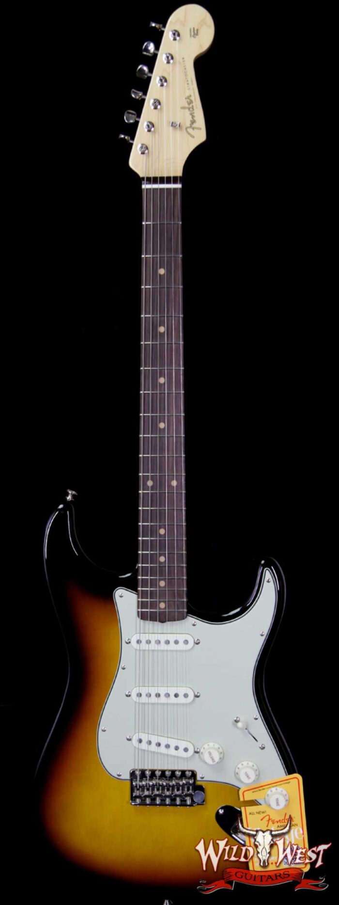 Fender USA American Vintage `59 Stratocaster Rosewood Fretboard 3 Tone Sunburst V1743617 - Image 1