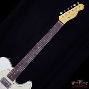 Fender Custom Shop Super Faded Aged 60s Telecaster Custom HS Flame Neck Heavy Relic Surf Green - Image 8