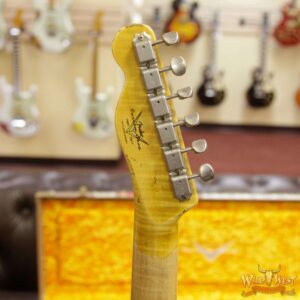 Fender Custom Shop Super Faded Aged 60s Telecaster Custom HS Flame Neck Heavy Relic Surf Green - Image 14