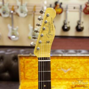 Fender Custom Shop Super Faded Aged 60s Telecaster Custom HS Flame Neck Heavy Relic Surf Green - Image 11