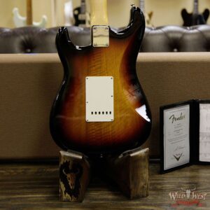 Fender Custom Shop Greg Fessler Masterbuilt Flamed Sassafras 1960 Stratocaster NOS w/ Josefina Pickups 3 Tone Sunburst - Image 15