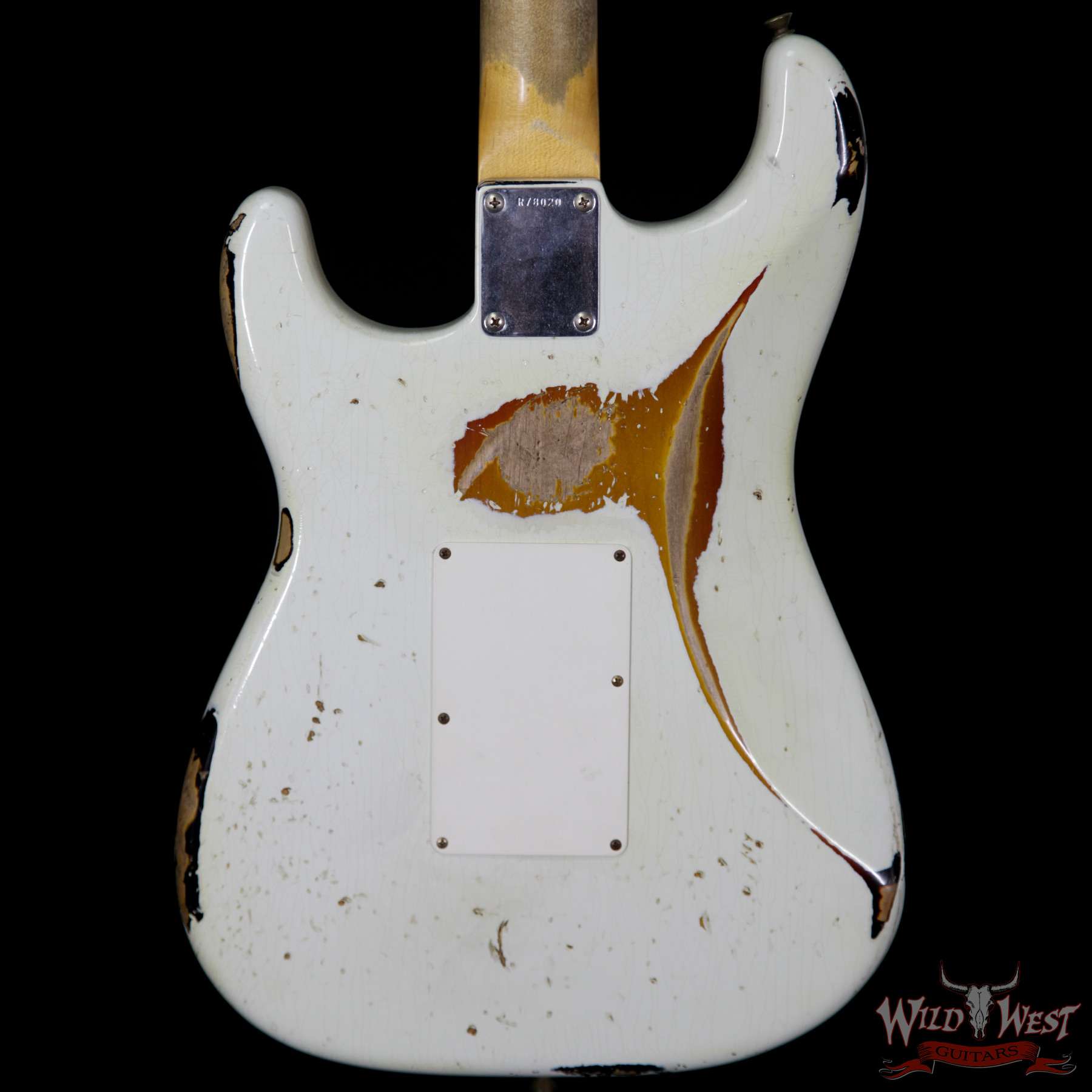 fender-60strat-wl-owt3ts-r78020-bbb__wwg.jpg Fender Custom Shop White Lightning Stratocaster Heavy Relic Floyd Rose HSS 21 Rosewood Board 3 Tone Sunburst - Image 7