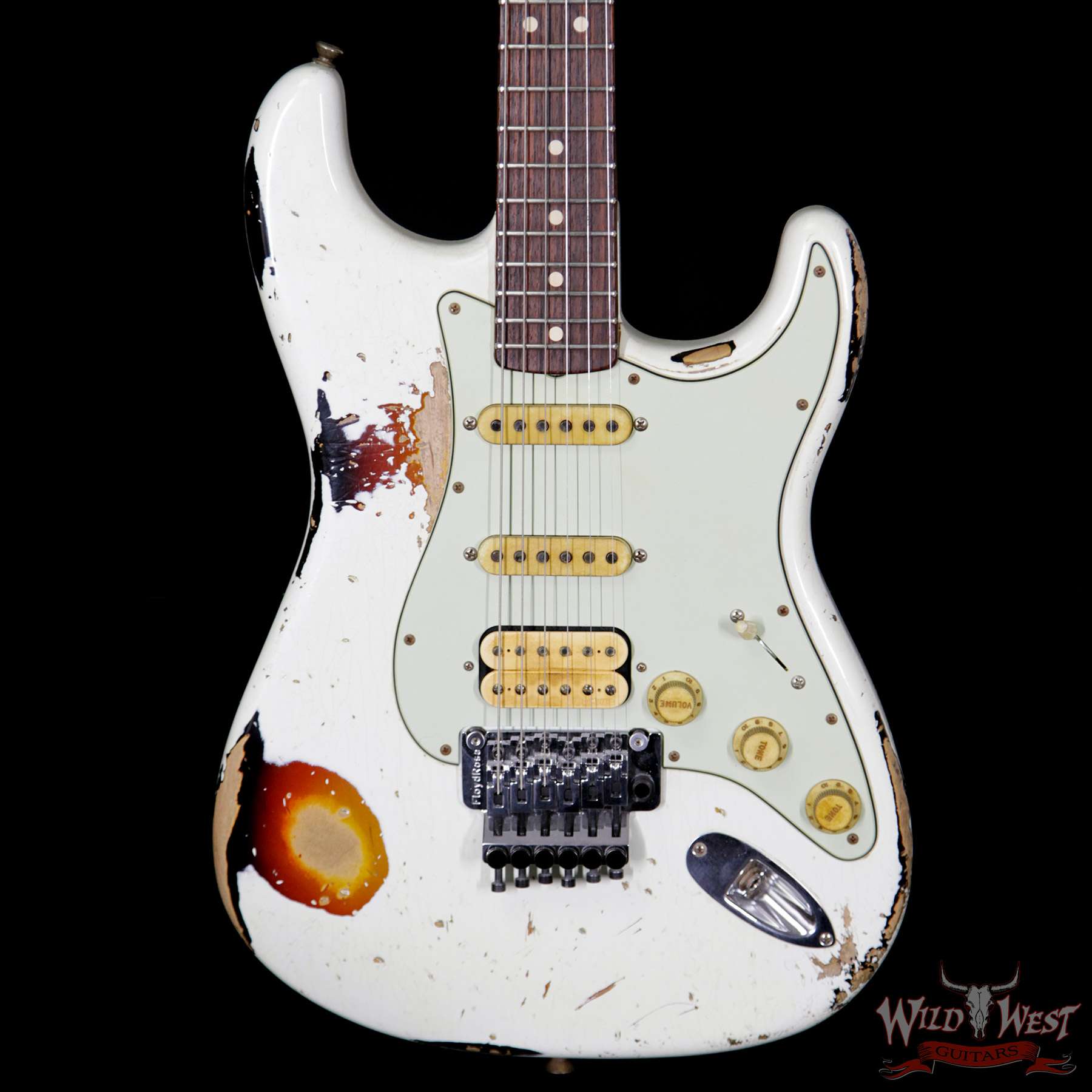 fender-60strat-wl-owt3ts-r78020-bbf__wwg.jpg Fender Custom Shop White Lightning Stratocaster Heavy Relic Floyd Rose HSS 21 Rosewood Board 3 Tone Sunburst - Image 3