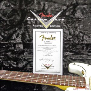 Fender Custom Shop White Lightning Stratocaster Heavy Relic Floyd Rose HSS 21 Rosewood Board 3 Tone Sunburst - Image 16