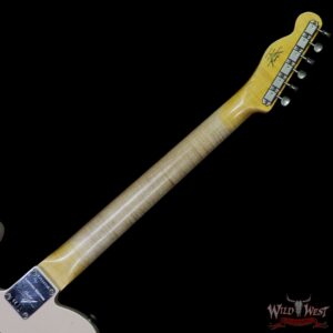 Fender Custom Shop Super Faded Aged 60s Telecaster Custom HS Flame Neck Heavy Relic Shell Pink - Image 11