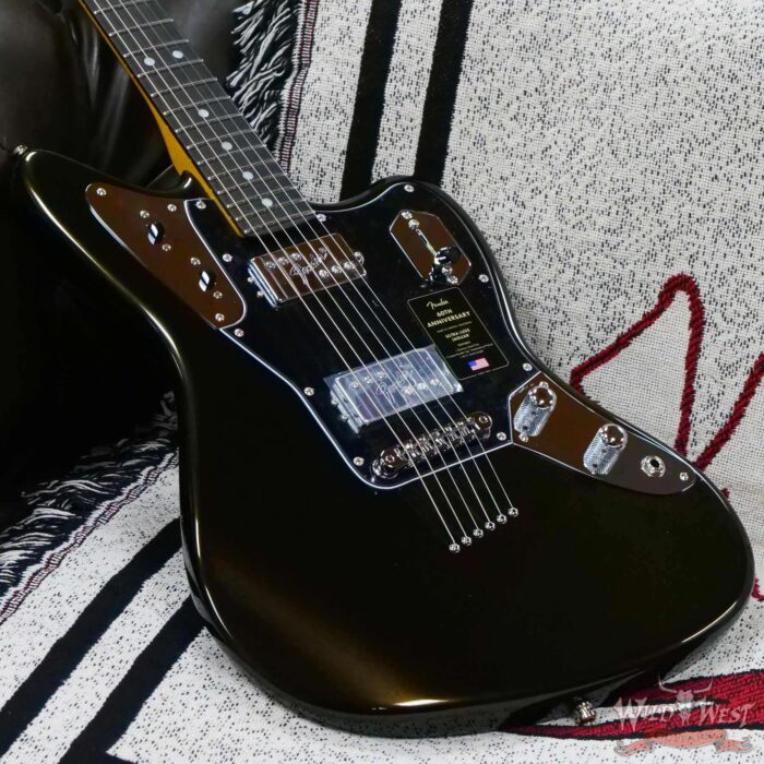 Fender 60th Anniversary Ultra Luxe Jaguar Ebony Fingerboard Texas Tea - Image 8
