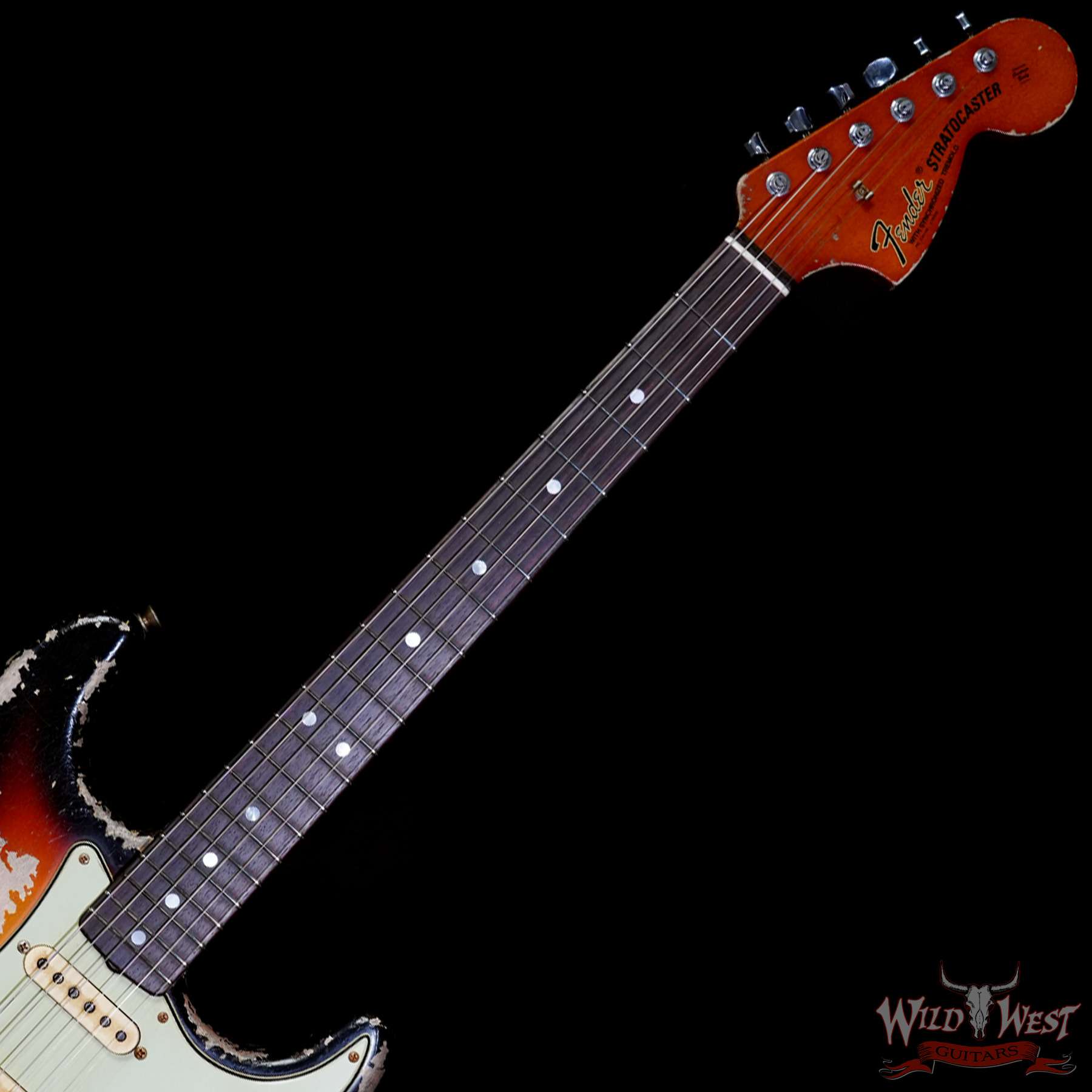 fender-68st-r128573-c2__wwg.jpg Fender Custom Shop 1968 Stratocaster Heavy Relic Faded 3 Tone Sunburst by Nick Saccone Master Builder Apprentice 7.45 LBS Josefina Pickups - Image 4