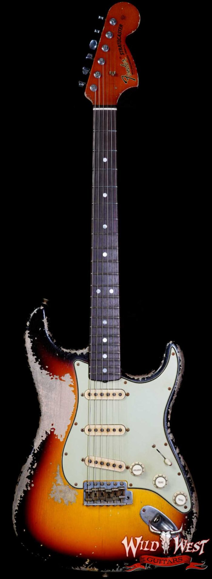 Fender Custom Shop 1968 Stratocaster Heavy Relic Faded 3 Tone Sunburst by Nick Saccone Master Builder Apprentice 7.45 LBS Josefina Pickups - Image 1