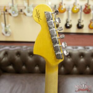 Fender Custom Shop 1969 Stratocaster Heavy Relic Maple Neck Fat Head Black - Image 10