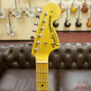 Fender Custom Shop 1969 Stratocaster Heavy Relic Maple Neck Fat Head Black - Image 8