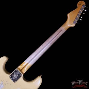 Fender Custom Shop Limited Edition 70th Anniversary 1954 Stratocaster Hardtail Relic Nocaster Blonde with Black Pickguard & Gold Hardware 6.50 LBS - Image 5