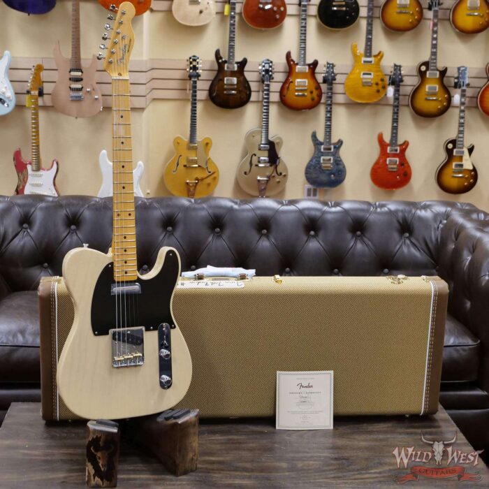 Fender USA 70th Anniversary Broadcaster Maple Fingerboard Blackguard Blonde V2095881 - Image 5