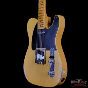 Fender Custom Shop Limited Edition 70th Anniversary Broadcaster (Telecaster) Relic Nocaster Blonde R107373 - Image 2