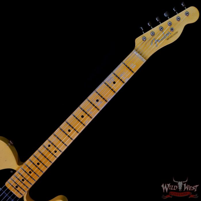 Fender Custom Shop Limited Edition 70th Anniversary Broadcaster (Telecaster) Relic Nocaster Blonde R107373 - Image 4