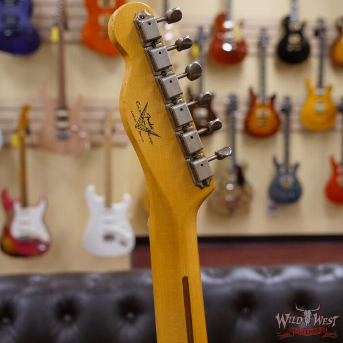 Fender Custom Shop Limited Edition 70th Anniversary Broadcaster (Telecaster) Relic Nocaster Blonde R107373 - Image 10