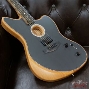 Fender American Acoustasonic Jazzmaster Ebony Fingerboard Tungsten - Image 8