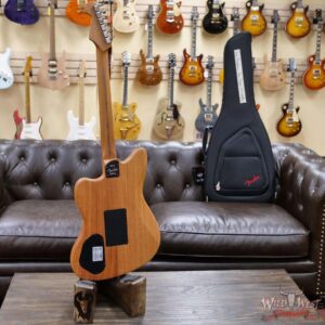 Fender American Acoustasonic Jazzmaster Ebony Fingerboard Tungsten - Image 9