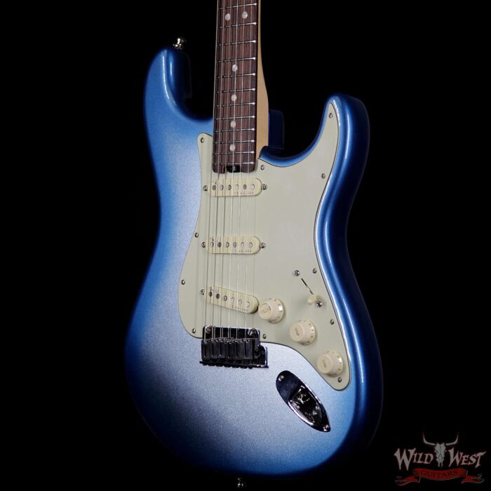 2016 Fender USA American Elite Stratocaster SSS Rosewood Fingerboard Sky Burst Metallic - Image 2