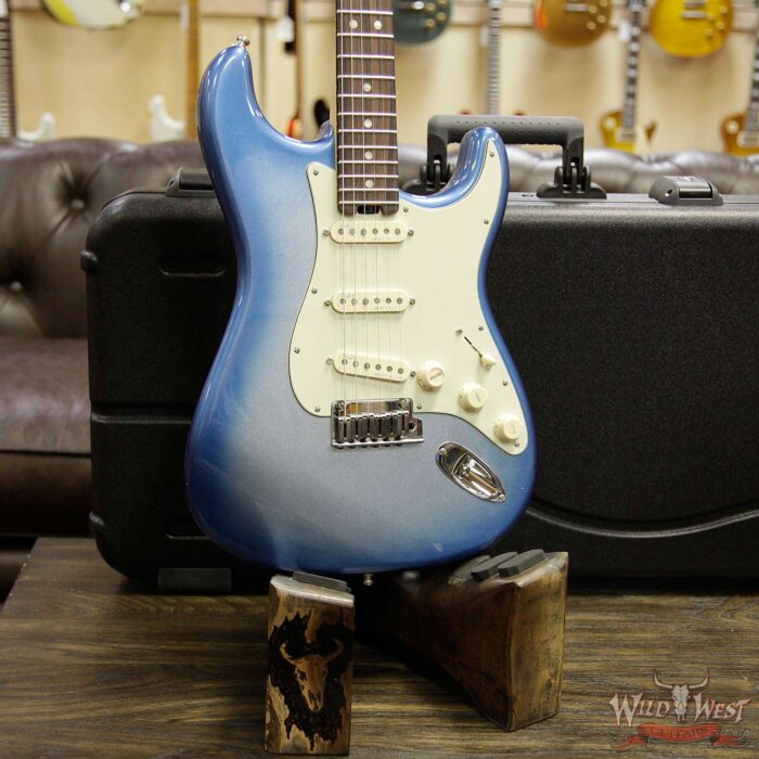 2016 Fender USA American Elite Stratocaster SSS Rosewood Fingerboard Sky Burst Metallic - Image 8