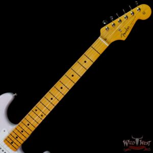 Fender American Original ‘50s Stratocaster Maple Fingerboard White Blonde - Image 4