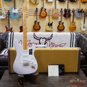 Fender American Original ‘50s Stratocaster Maple Fingerboard White Blonde - Image 6