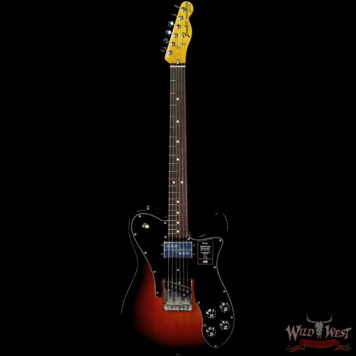 Fender American Original 70s Telecaster Custom Rosewood Fingerboard 3-Color Sunburst - Image 3