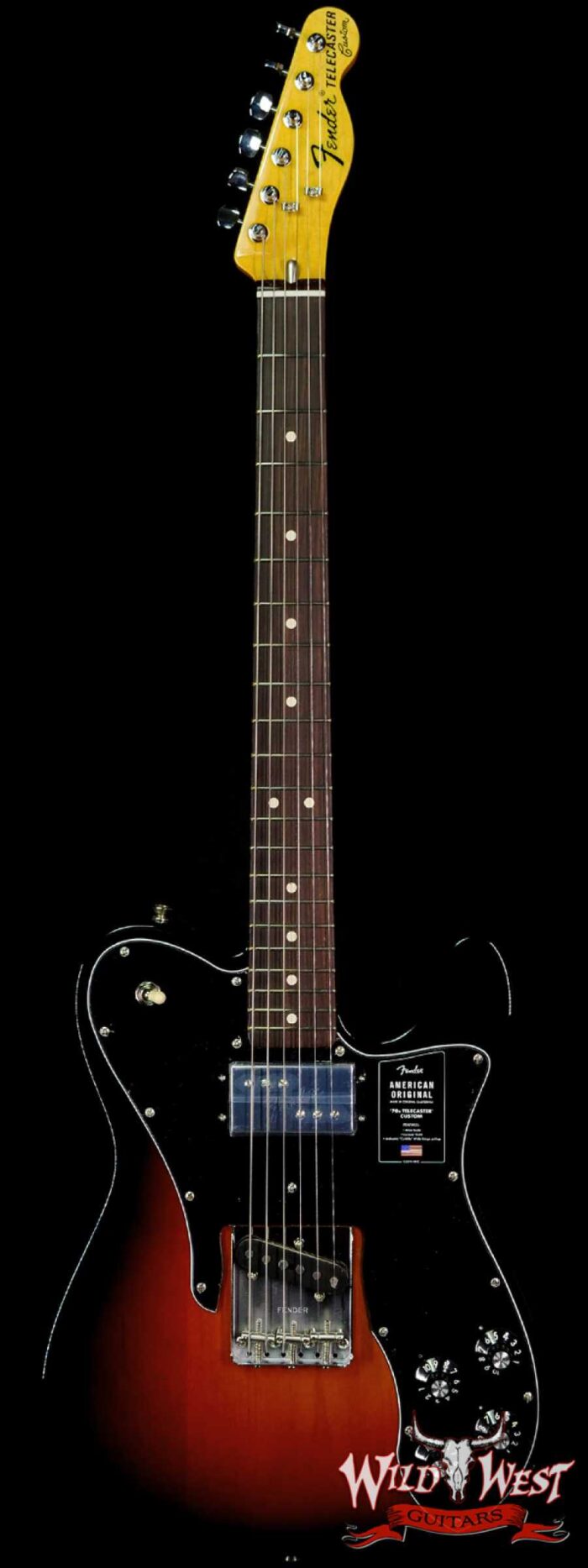 Fender American Original 70s Telecaster Custom Rosewood Fingerboard 3-Color Sunburst - Image 1