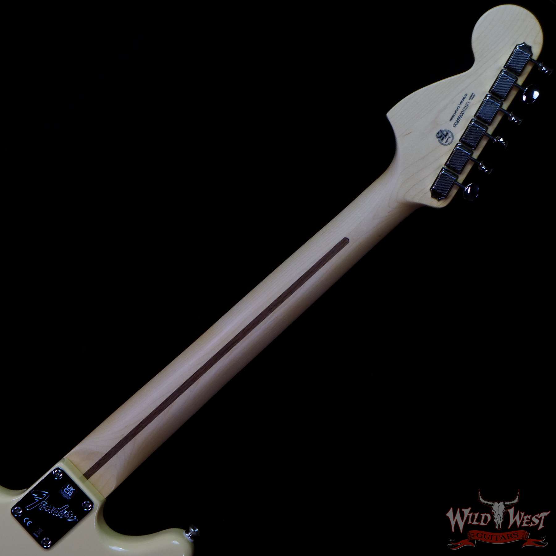 fender-amperf-mustang-us210086806-c3__wwg.jpg Fender American Performer Mustang Rosewood Fingerboard Vintage White - Image 5