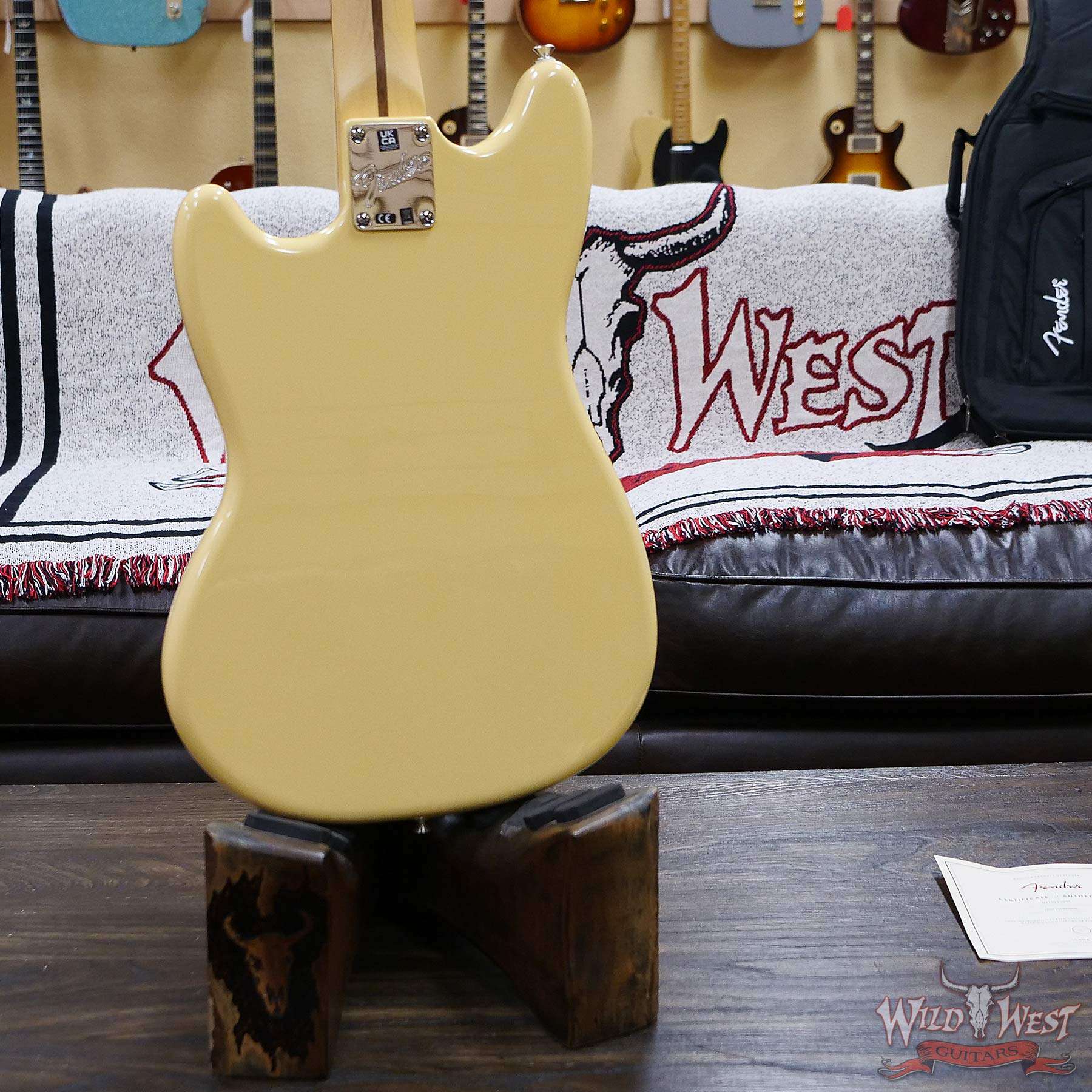 fender-amperf-mustang-us210086806-d6__wwg.jpg Fender American Performer Mustang Rosewood Fingerboard Vintage White - Image 11