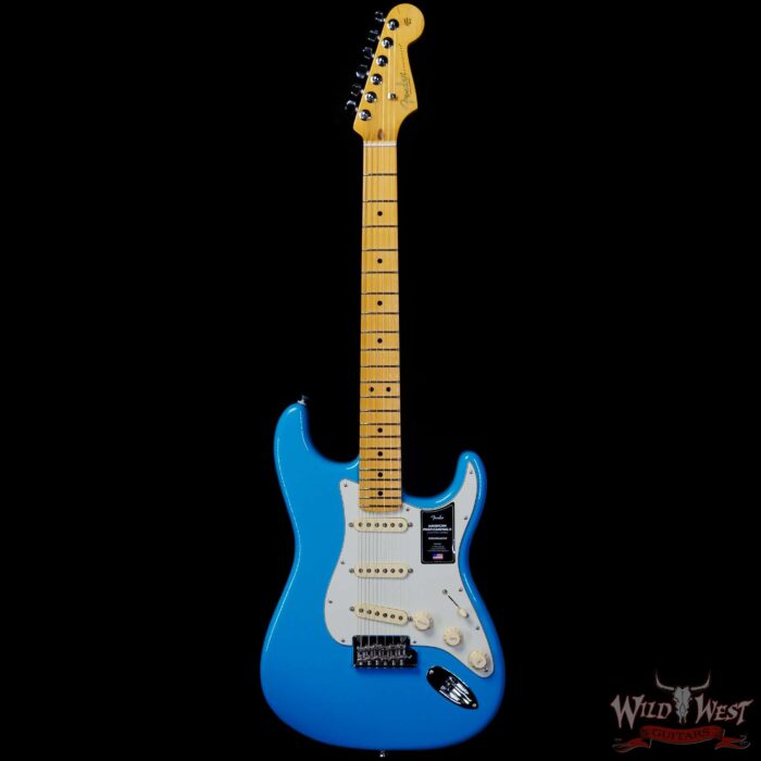 Fender American Professional II Stratocaster Maple Fingerboard Miami Blue (Blemished) - Image 3