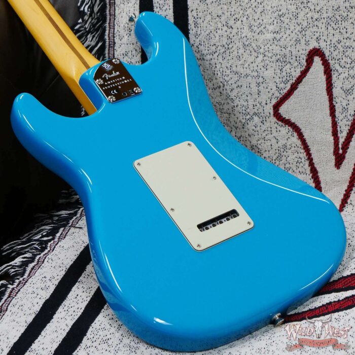 Fender American Professional II Stratocaster Maple Fingerboard Miami Blue (Blemished) - Image 12