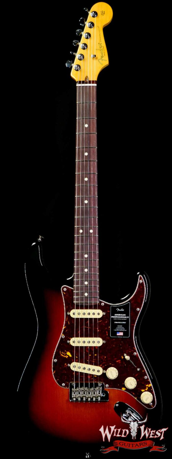 Fender American Professional II Stratocaster Rosewood Fingerboard 3-Color Sunburst - Image 1