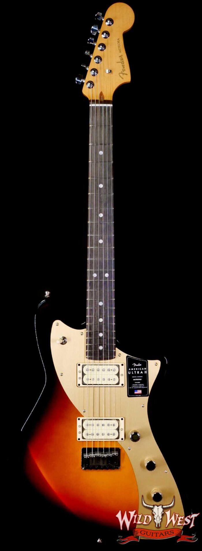 Fender American Ultra II Meteora HH Ebony Fingerboard Ultraburst 7.85 LBS - Image 1
