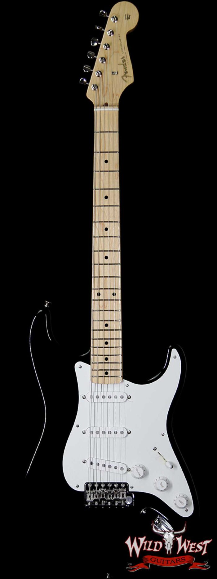 Fender USA American Vintage `56 1956 Stratocaster Maple Neck & Fretboard Black - Image 1
