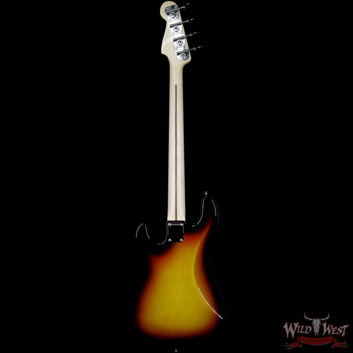 Fender USA American Vintage `58 Precision Bass P Bass Maple Fretboard 3 Tone Sunburst - Image 4