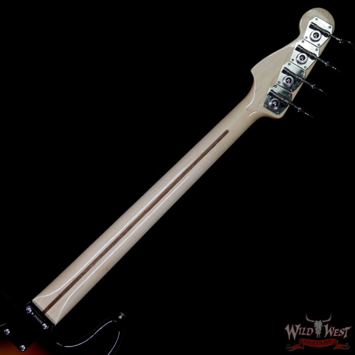 Fender USA American Vintage `58 Precision Bass P Bass Maple Fretboard 3 Tone Sunburst - Image 8