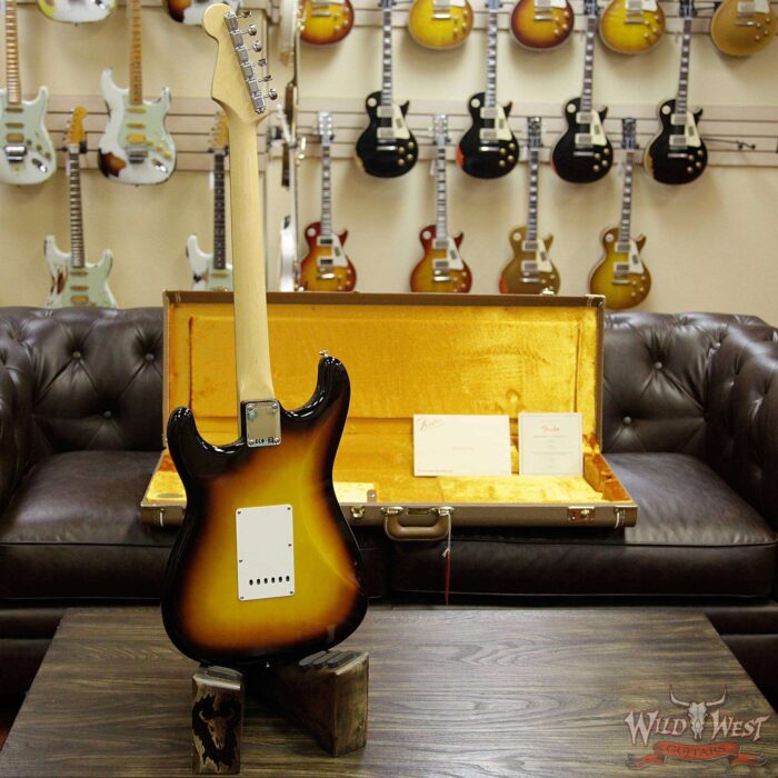 Fender USA American Vintage `59 Stratocaster Rosewood Fretboard 3 Tone Sunburst - Image 11