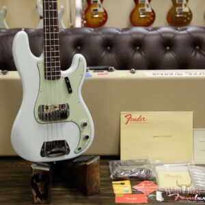 Fender USA American Vintage `63 Precision Bass P Bass Rosewood Fretboard Sonic Blue - Image 10