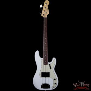 Fender USA American Vintage `63 Precision Bass P Bass Rosewood Fretboard Sonic Blue - Image 3