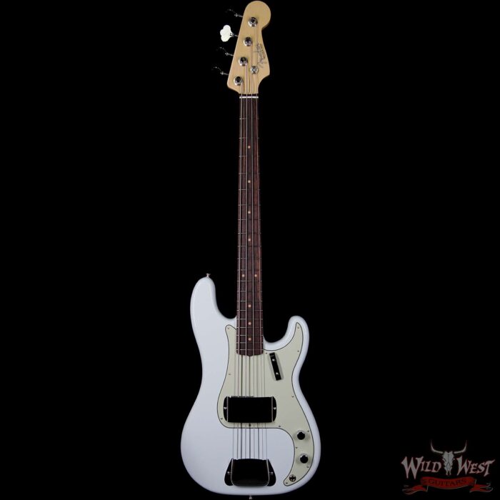 Fender USA American Vintage `63 Precision Bass P Bass Rosewood Fretboard Sonic Blue - Image 3