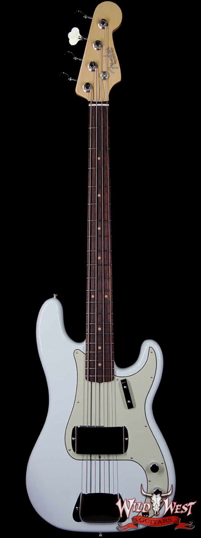 Fender USA American Vintage `63 Precision Bass P Bass Rosewood Fretboard Sonic Blue - Image 1