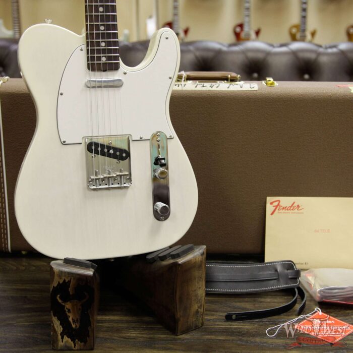Fender USA American Vintage `64 Telecaster Rosewood Fretboard White Blonde - Image 10