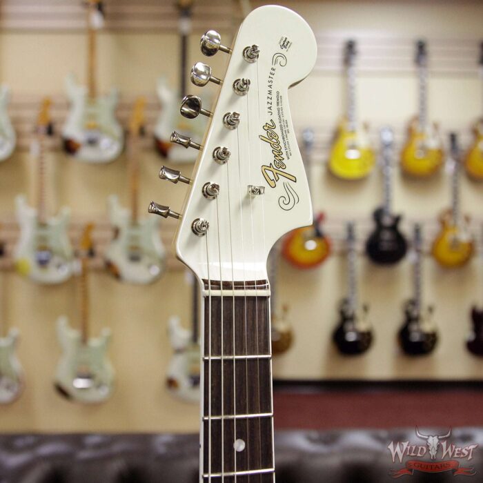 Fender USA American Vinatge `65 Jazzmaster Rosewood Fretboard Olympic White - Image 7
